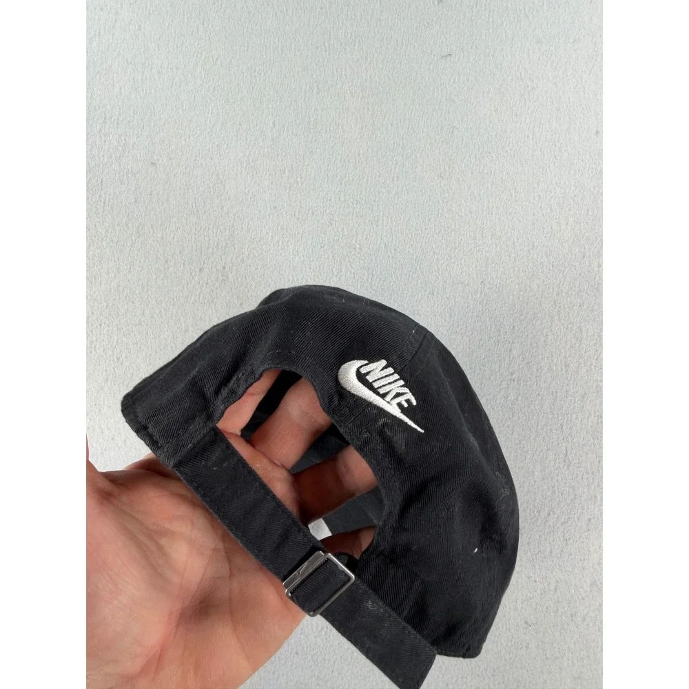 Vintage Nike Heritage86 Just Do It Hat Black Adjustable Cotton Strapback